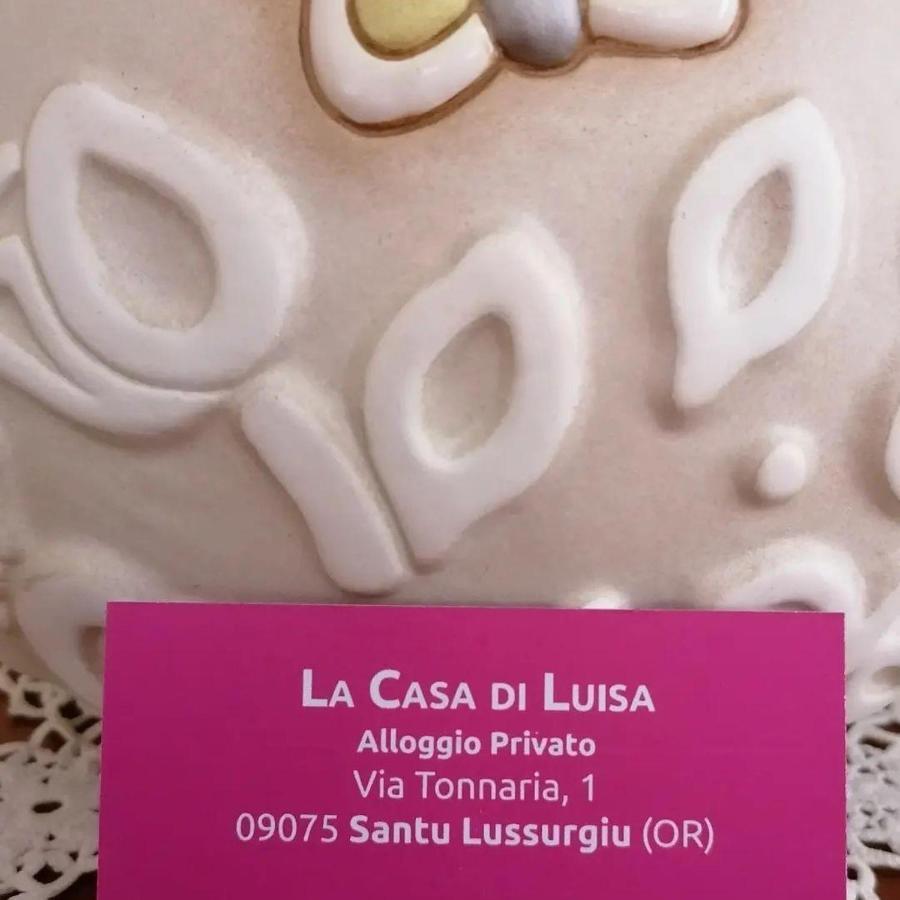 Апартаменти La Casa Di Luisa Санту-Луссурджу Екстер'єр фото